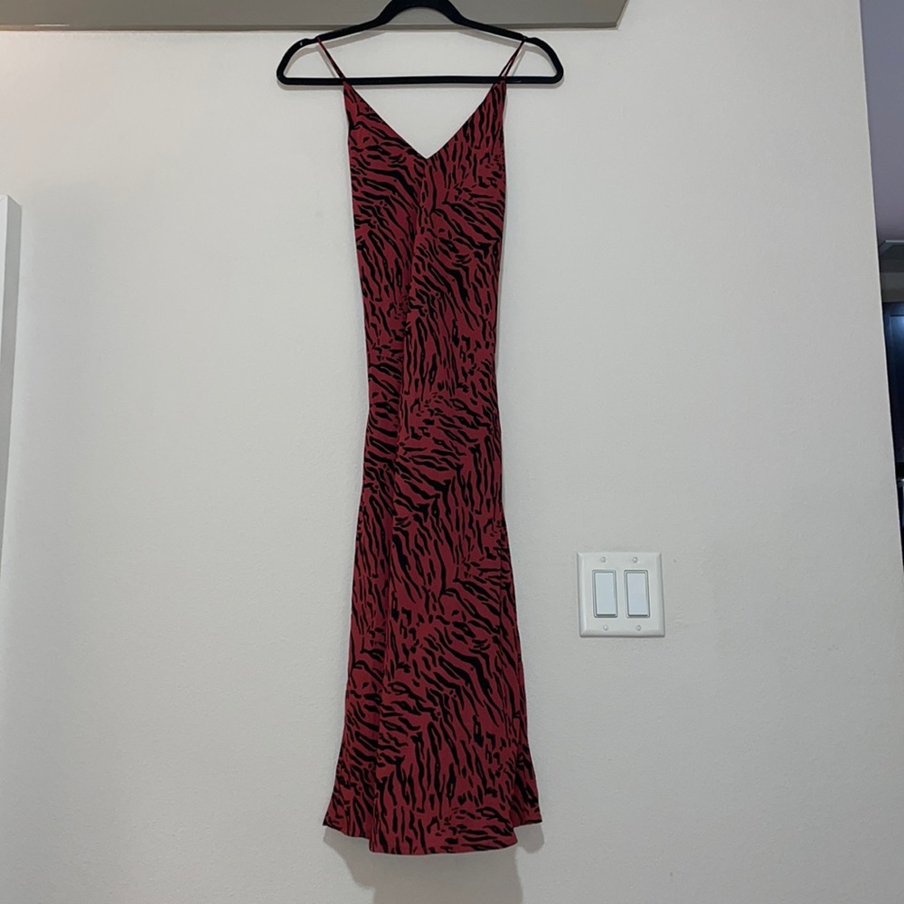 BuddyLove Tiff Midi Slip Dress in Tigers Blood SZ XS EUC - Picture 4 of 7